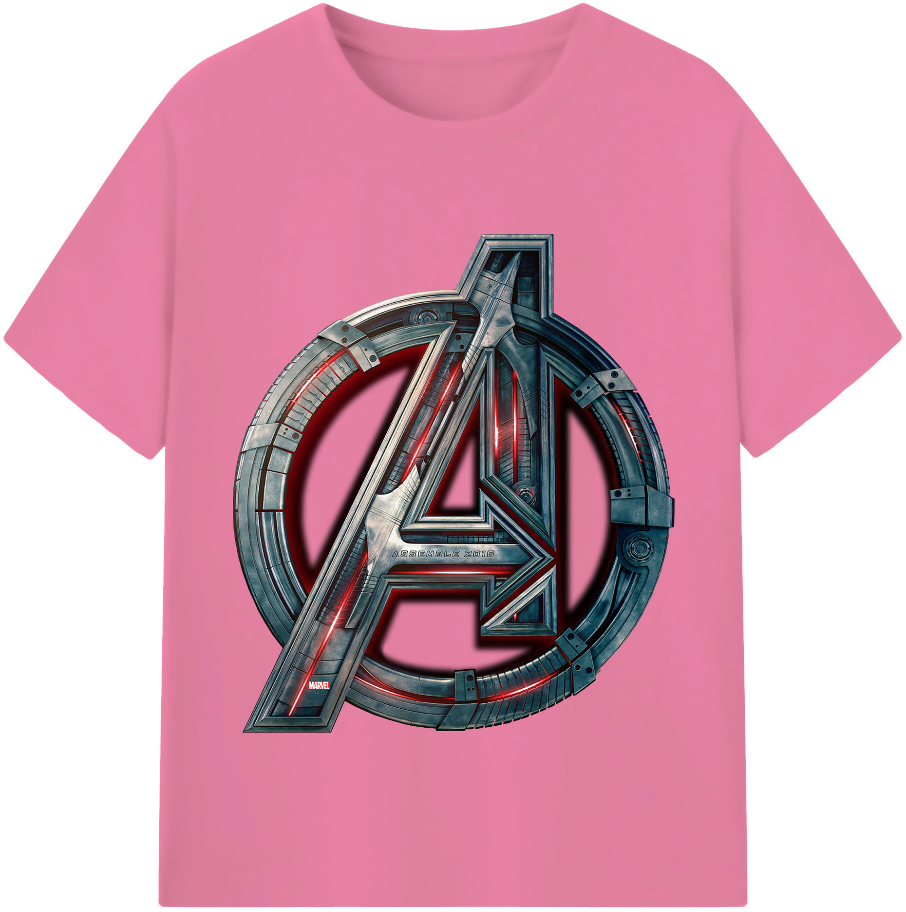 （画像用） アベンジャーズ The Avengers 綿100％半袖Tシャツ（フロントプリント）